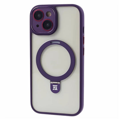 For iPhone 15 Plus Case Compatible with MagSafe Shockproof PC+TPU Phone Cover