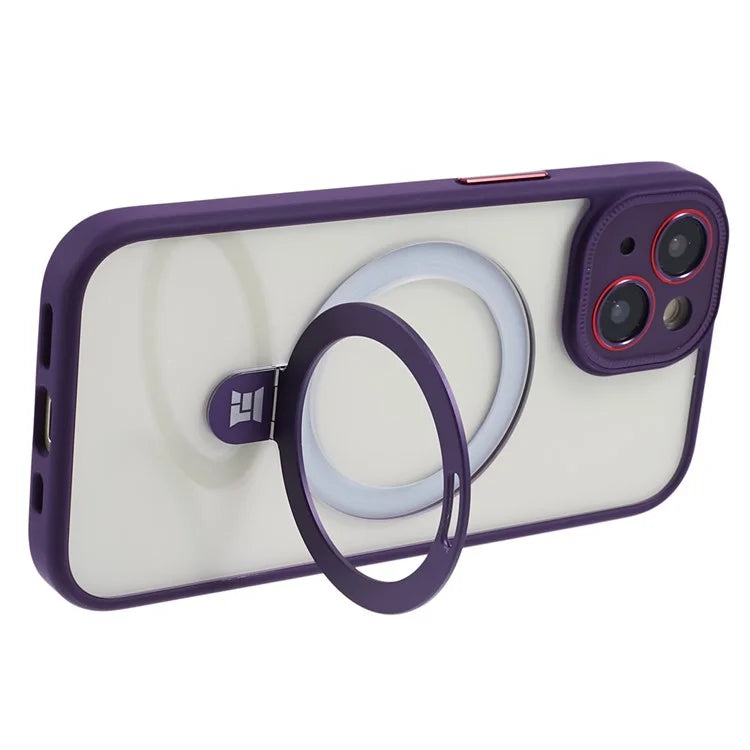 For iPhone 15 Plus Case Compatible with MagSafe Shockproof PC+TPU Phone Cover