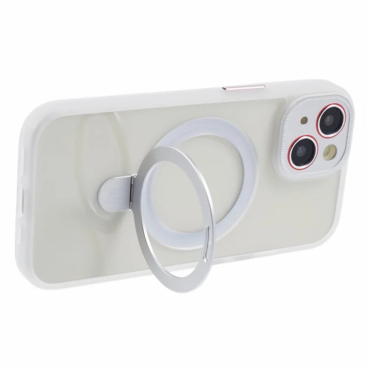 For iPhone 15 Plus Case Compatible with MagSafe Shockproof PC+TPU Phone Cover