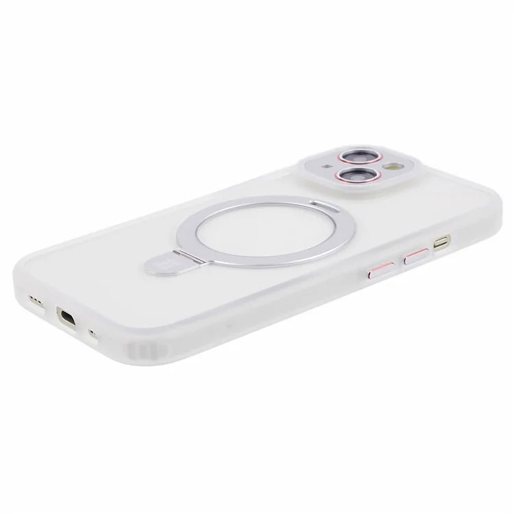 For iPhone 15 Plus Case Compatible with MagSafe Shockproof PC+TPU Phone Cover
