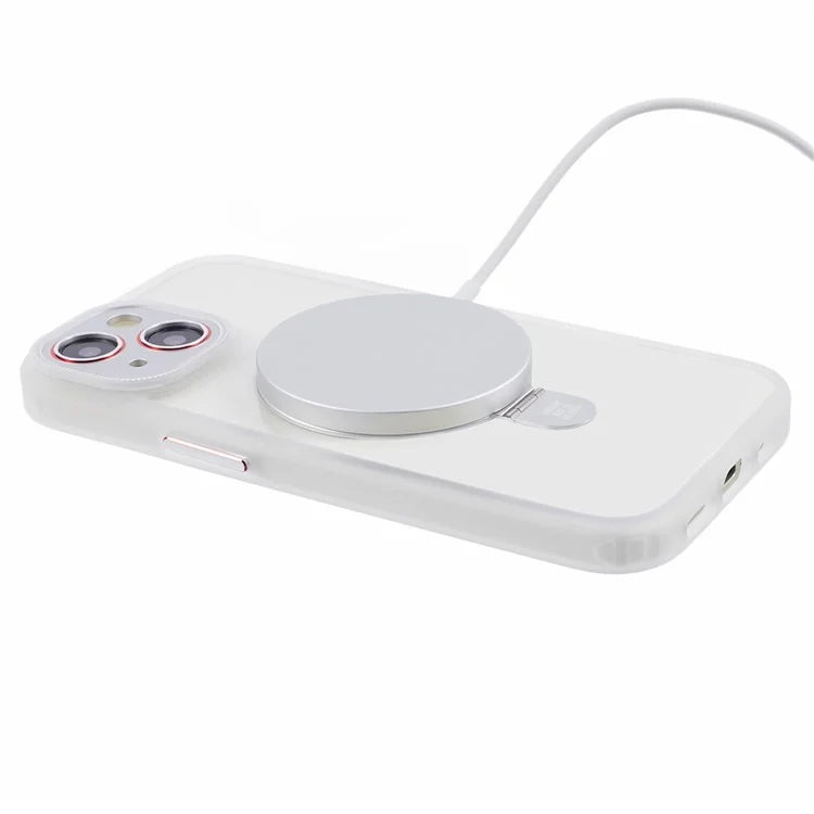 For iPhone 15 Plus Case Compatible with MagSafe Shockproof PC+TPU Phone Cover