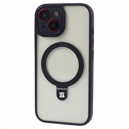 For iPhone 15 Slim Case Shockproof PC+TPU Phone Cover Compatible with MagSafe