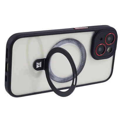 For iPhone 15 Slim Case Shockproof PC+TPU Phone Cover Compatible with MagSafe