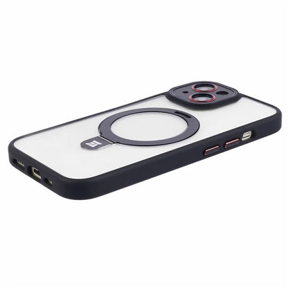 For iPhone 15 Slim Case Shockproof PC+TPU Phone Cover Compatible with MagSafe