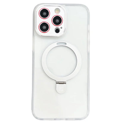Magnetic Cover for iPhone 15 Pro Case Compatible with MagSafe PC+TPU Phone Case
