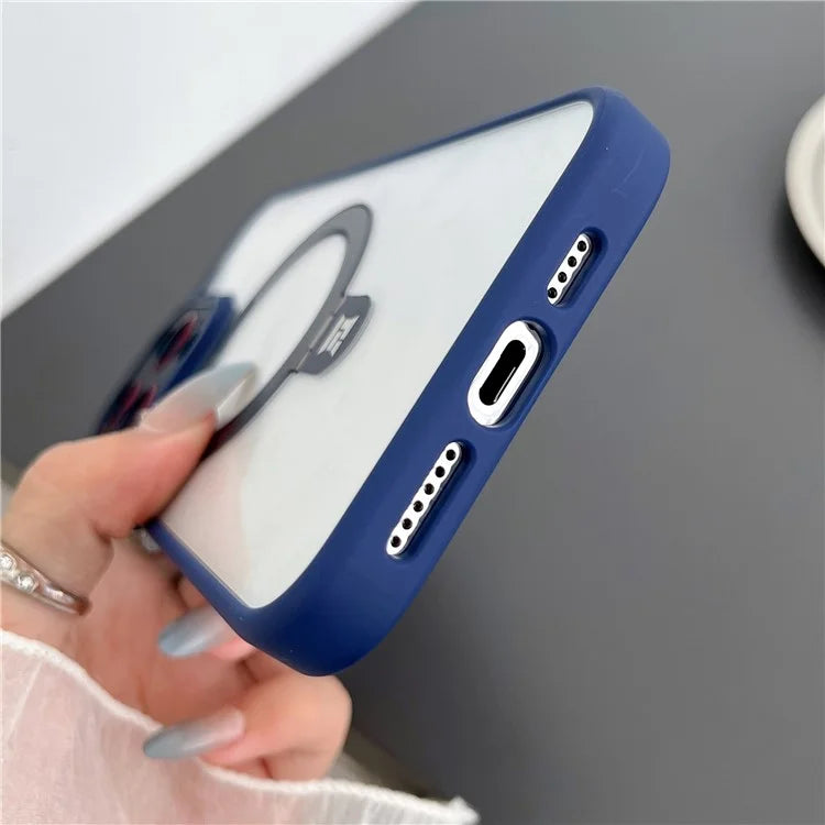 Magnetic Cover for iPhone 15 Pro Case Compatible with MagSafe PC+TPU Phone Case