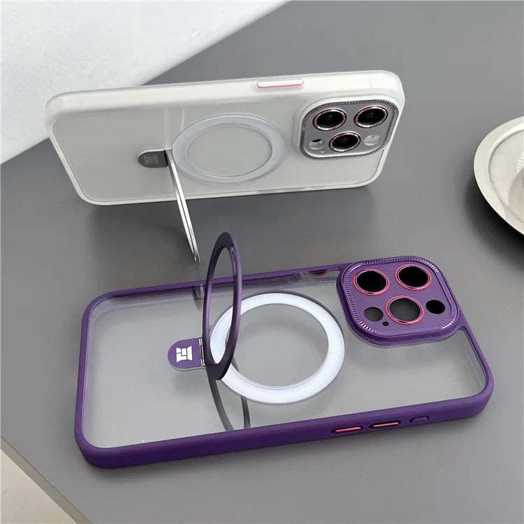 Magnetic Cover for iPhone 15 Pro Case Compatible with MagSafe PC+TPU Phone Case