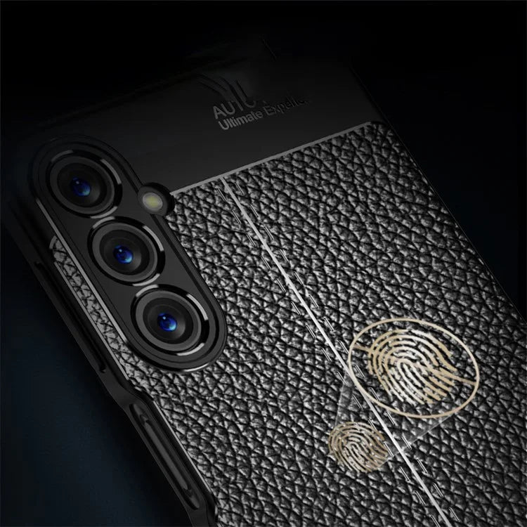 For Samsung Galaxy A05s 4G Case Litchi Texture Flexible TPU Anti-scratch Phone Cover
