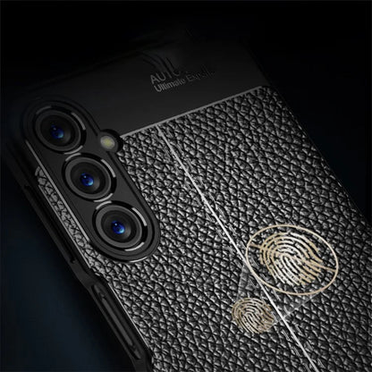 For Samsung Galaxy A05s 4G Case Litchi Texture Flexible TPU Anti-scratch Phone Cover