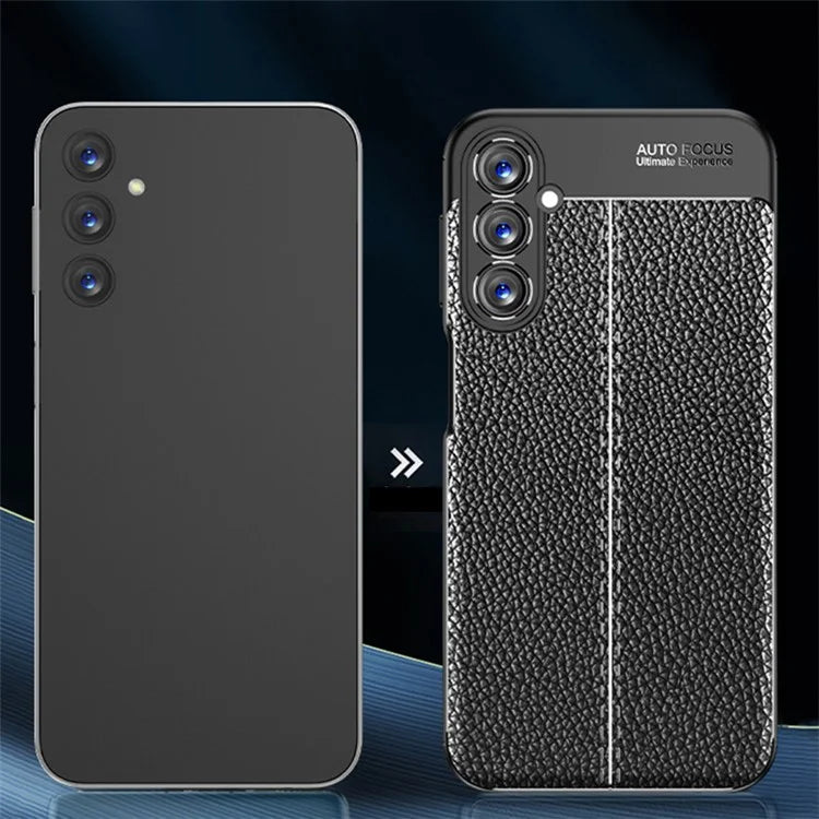 For Samsung Galaxy A05s 4G Case Litchi Texture Flexible TPU Anti-scratch Phone Cover