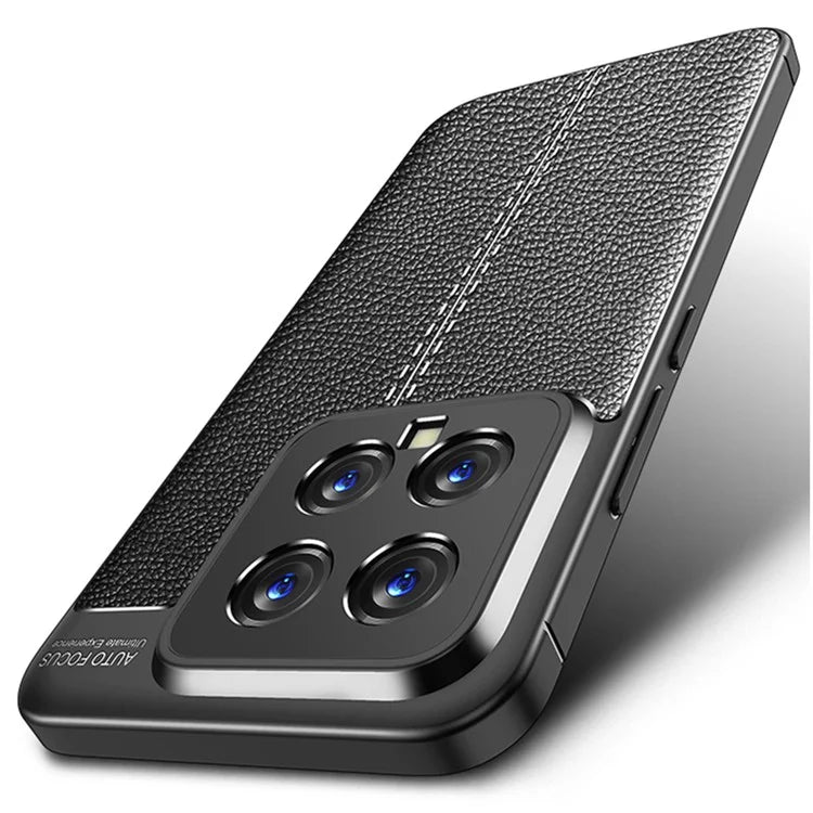 For Xiaomi 14 Case Litchi Texture Flexible TPU Smartphone Back Cover