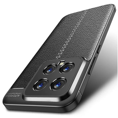 For Xiaomi 14 Case Litchi Texture Flexible TPU Smartphone Back Cover