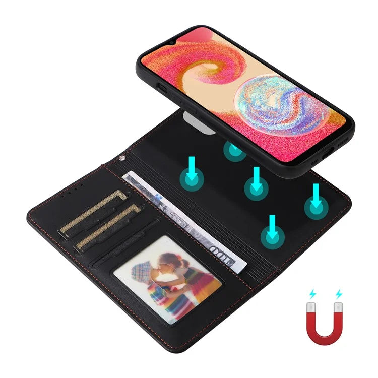 BETOPNICE 005 For Samsung Galaxy A04e 4G / F04 4G / M04 4G Case Detachable Leather Phone Cover