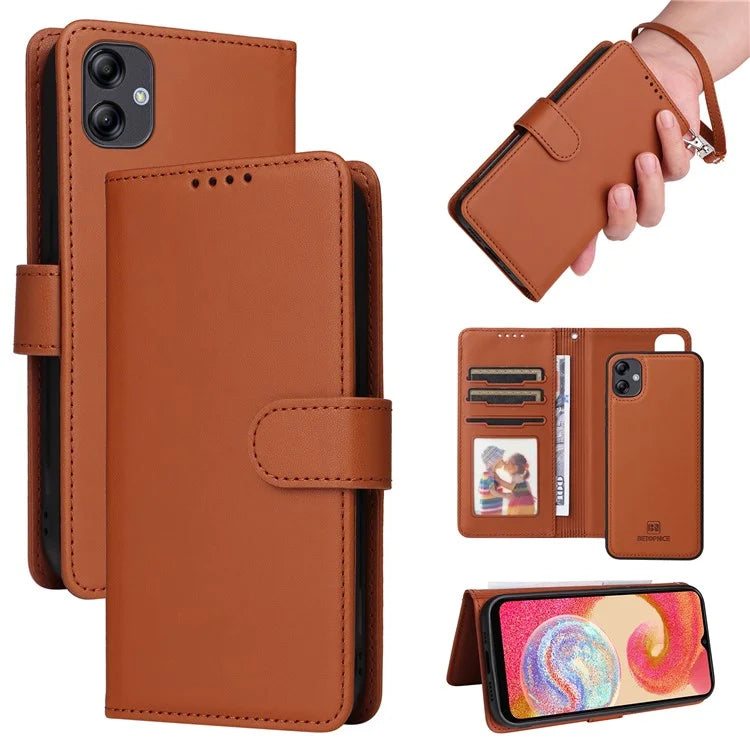 BETOPNICE 005 For Samsung Galaxy A04e 4G / F04 4G / M04 4G Case Detachable Leather Phone Cover
