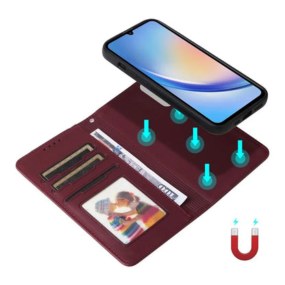 BETOPNICE 005 For Samsung Galaxy A34 5G Case Stand Wallet Detachable Phone Leather Cover