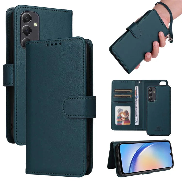 BETOPNICE 005 For Samsung Galaxy A34 5G Case Stand Wallet Detachable Phone Leather Cover