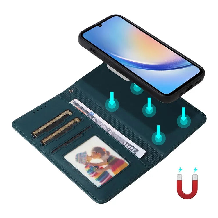 BETOPNICE 005 For Samsung Galaxy A34 5G Case Stand Wallet Detachable Phone Leather Cover