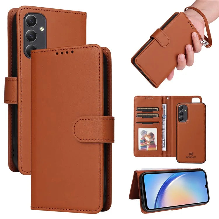BETOPNICE 005 For Samsung Galaxy A34 5G Case Stand Wallet Detachable Phone Leather Cover