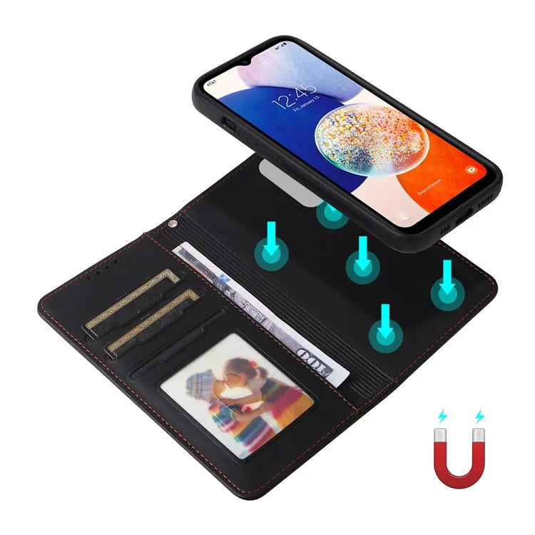 BETOPNICE 005 For Samsung Galaxy A14 4G / 5G Case Anti-fall Detachable Phone Leather Cover