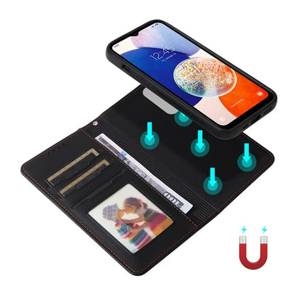 BETOPNICE 005 For Samsung Galaxy A14 4G / 5G Case Anti-fall Detachable Phone Leather Cover