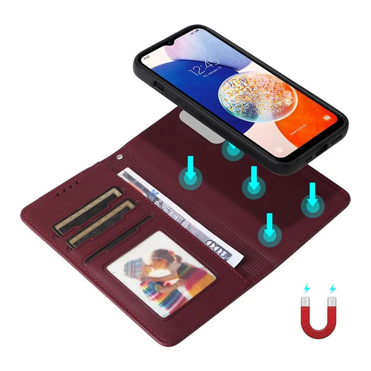 BETOPNICE 005 For Samsung Galaxy A14 4G / 5G Case Anti-fall Detachable Phone Leather Cover