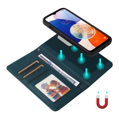 BETOPNICE 005 For Samsung Galaxy A14 4G / 5G Case Anti-fall Detachable Phone Leather Cover
