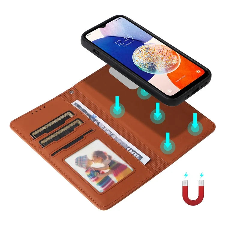 BETOPNICE 005 For Samsung Galaxy A14 4G / 5G Case Anti-fall Detachable Phone Leather Cover