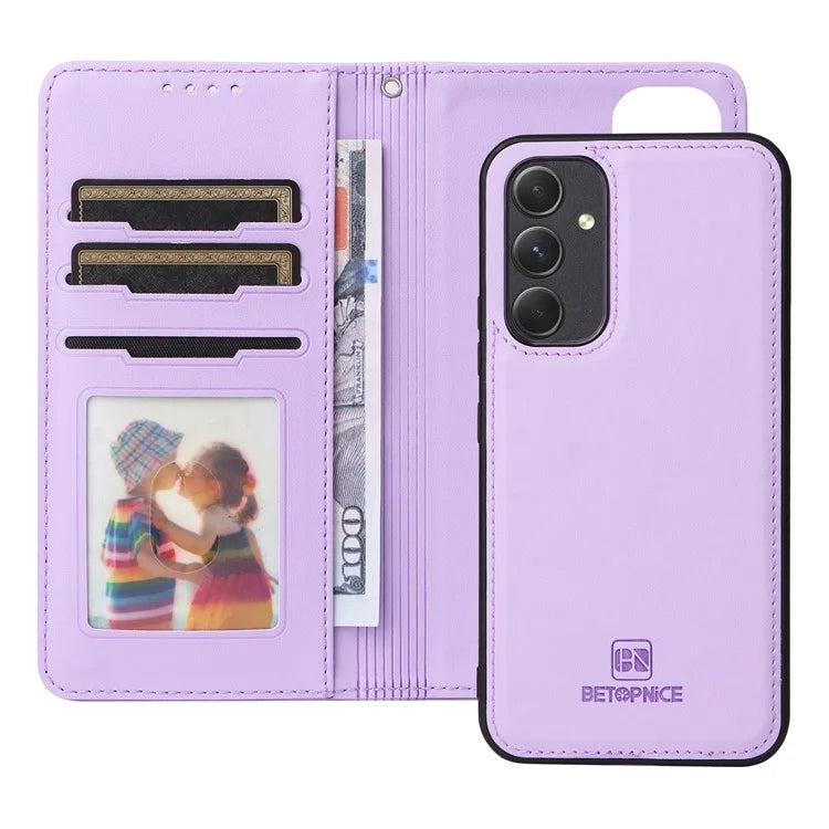 BETOPNICE 005 For Samsung Galaxy A54 5G Case Bump Proof Detachable Phone Leather Cover