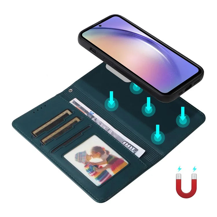 BETOPNICE 005 For Samsung Galaxy A54 5G Case Bump Proof Detachable Phone Leather Cover