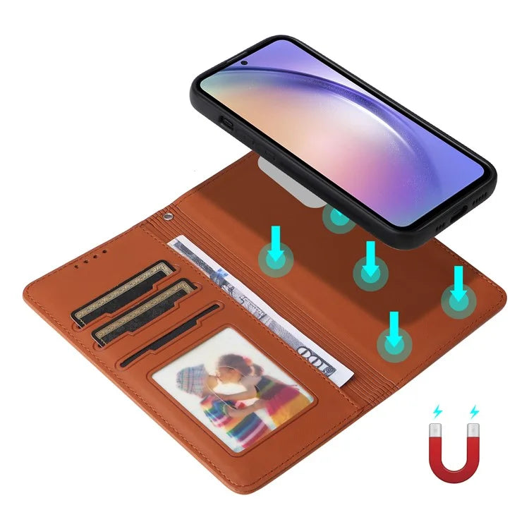 BETOPNICE 005 For Samsung Galaxy A54 5G Case Bump Proof Detachable Phone Leather Cover