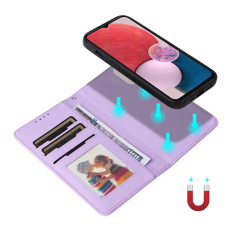 BETOPNICE 005 For Samsung Galaxy A13 4G Case Detachable 2-in-1 Phone Leather Cover with Stand