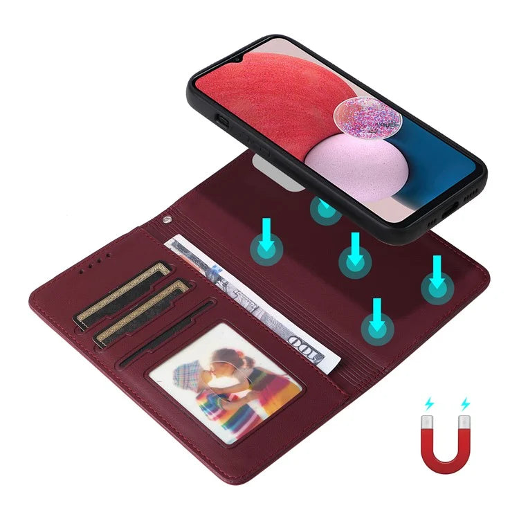 BETOPNICE 005 For Samsung Galaxy A13 4G Case Detachable 2-in-1 Phone Leather Cover with Stand