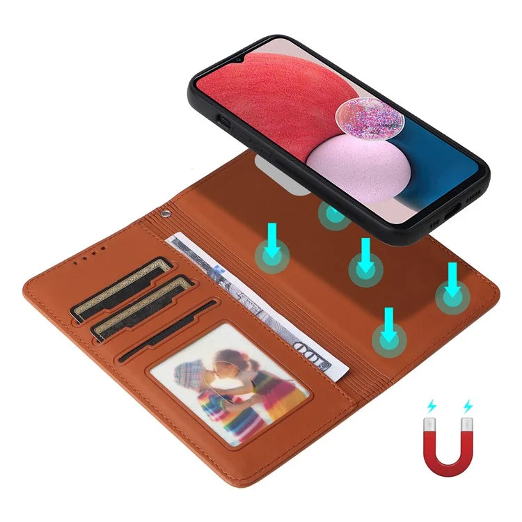 BETOPNICE 005 For Samsung Galaxy A13 4G Case Detachable 2-in-1 Phone Leather Cover with Stand