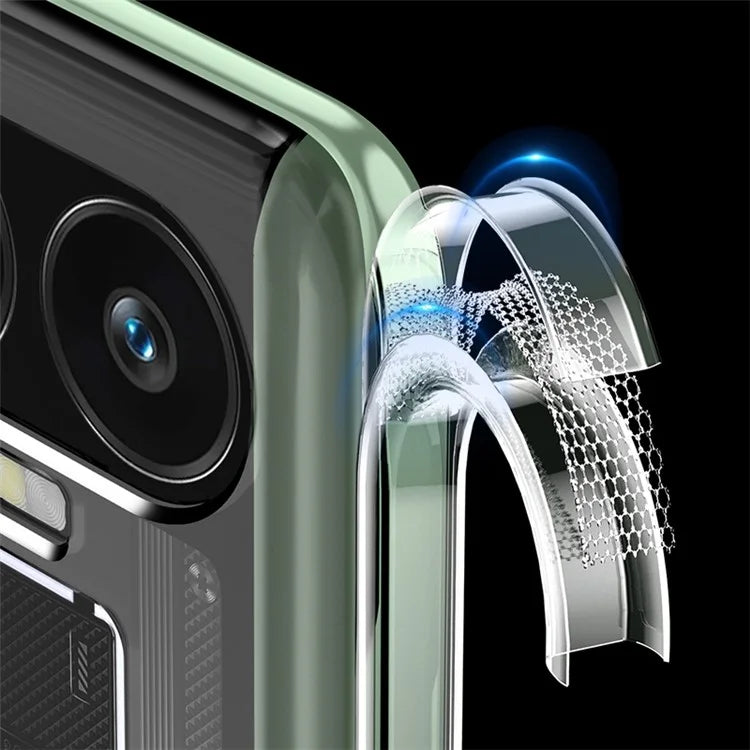 For Realme GT5 5G Case Anti-drop Protection PC+TPU Phone Cover