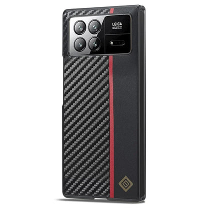 LC.IMEEKE For Xiaomi Mix Fold 3 5G Case Carbon Fiber Texture Drop-Proof Shell Phone Cover
