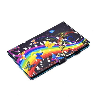 For Samsung Galaxy Tab A9+ PU Leather Case Pattern Printing Smart Tablet Cover with Pencil Holder