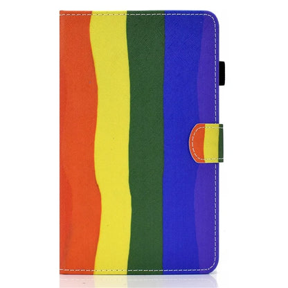 For Samsung Galaxy Tab A9+ PU Leather Case Pattern Printing Smart Tablet Cover with Pencil Holder