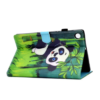 For Samsung Galaxy Tab A9+ PU Leather Case Pattern Printing Smart Tablet Cover with Pencil Holder