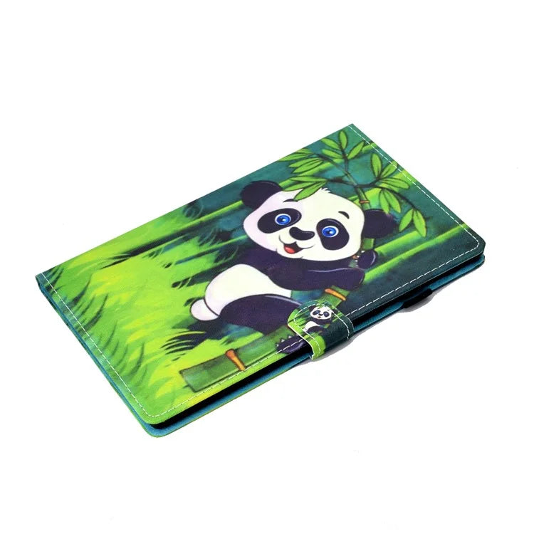 For Samsung Galaxy Tab A9+ PU Leather Case Pattern Printing Smart Tablet Cover with Pencil Holder