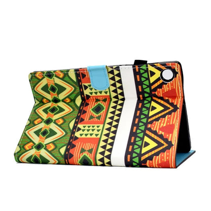 For Samsung Galaxy Tab A9+ PU Leather Case Pattern Printing Smart Tablet Cover with Pencil Holder
