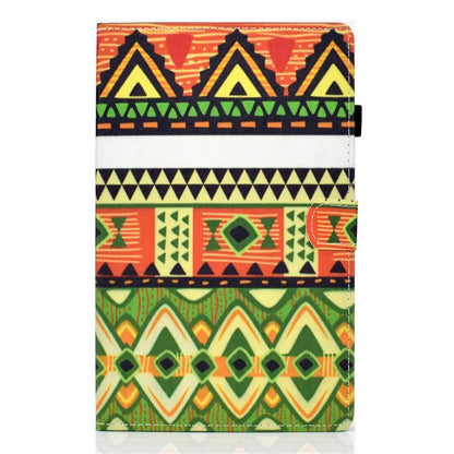 For Samsung Galaxy Tab A9+ PU Leather Case Pattern Printing Smart Tablet Cover with Pencil Holder
