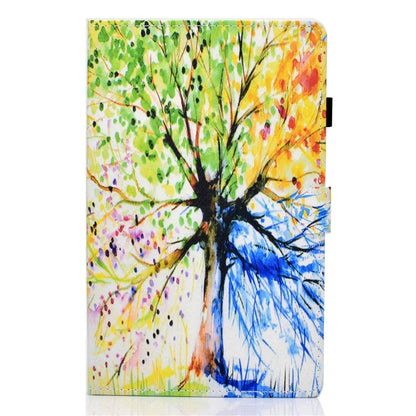 For Samsung Galaxy Tab A9+ PU Leather Case Pattern Printing Smart Tablet Cover with Pencil Holder