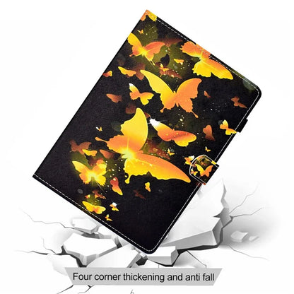 For Samsung Galaxy Tab A9+ PU Leather Case Pattern Printing Smart Tablet Cover with Pencil Holder