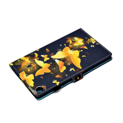 For Samsung Galaxy Tab A9+ PU Leather Case Pattern Printing Smart Tablet Cover with Pencil Holder