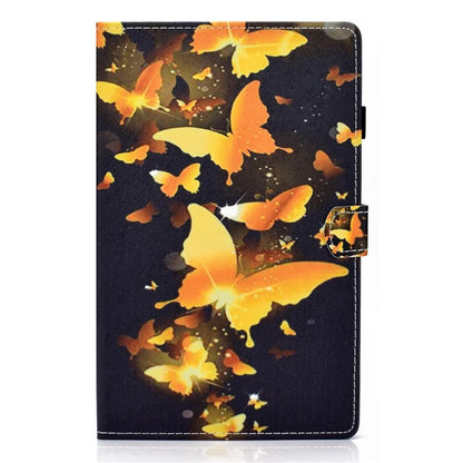 For Samsung Galaxy Tab A9+ PU Leather Case Pattern Printing Smart Tablet Cover with Pencil Holder