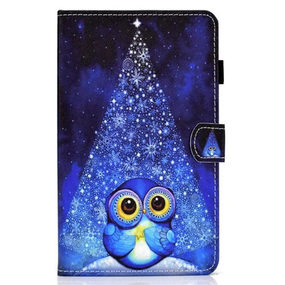 For Samsung Galaxy Tab A9+ PU Leather Case Pattern Printing Smart Tablet Cover with Pencil Holder