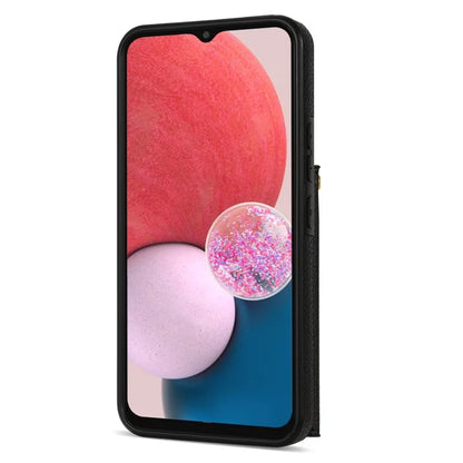 For Samsung Galaxy A13 4G / 5G Case Anti-fall PU Leather+TPU Card Holder Cover with Shoulder Strap