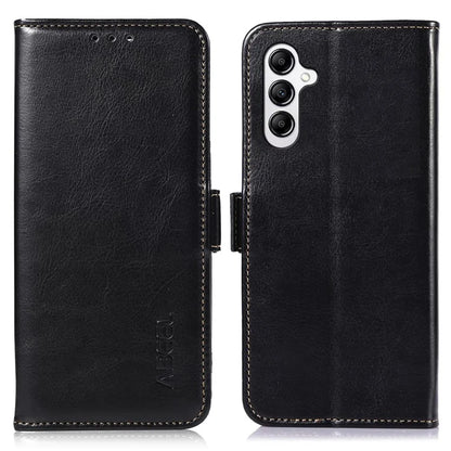 ABEEL For Samsung Galaxy A15 4G Case Crazy Horse Texture Wallet Leather Phone Shell