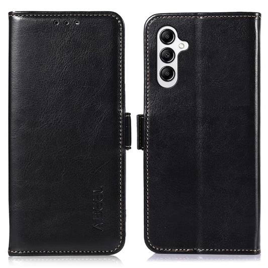 ABEEL For Samsung Galaxy A15 4G Case Crazy Horse Texture Wallet Leather Phone Shell