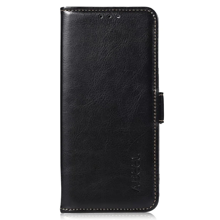 ABEEL For Samsung Galaxy A15 4G Case Crazy Horse Texture Wallet Leather Phone Shell
